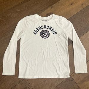 COPY - Abercrombie Kids Shirt Long Sleeve Logo Boys Size 13/14